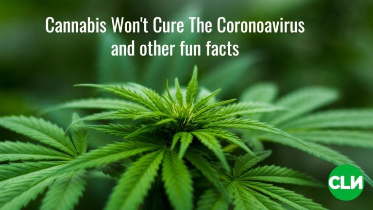 Weed Kills Coronavirus? Come on.